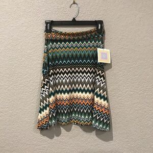 NWT LuLaRoe Chevron Pattern Skirt